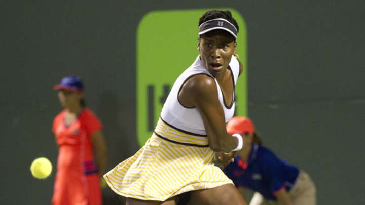 Venus Williams battles through to face Eugenie Bouchard at Family Circle Cup