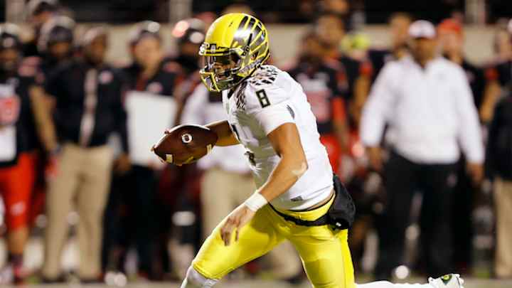 Oregon QB Marcus Mariota received speeding ticket during bye Oregon QB Marcus Mariota received speeding ticket during bye