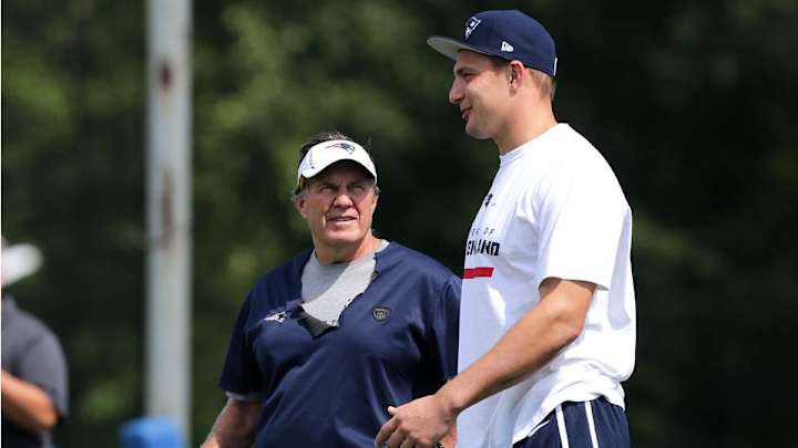 Bill Belichick: Rob Gronkowski's Week 1 availability still up in the air Bill Belichick: Rob Gronkowski's Week 1 availability still up in the air