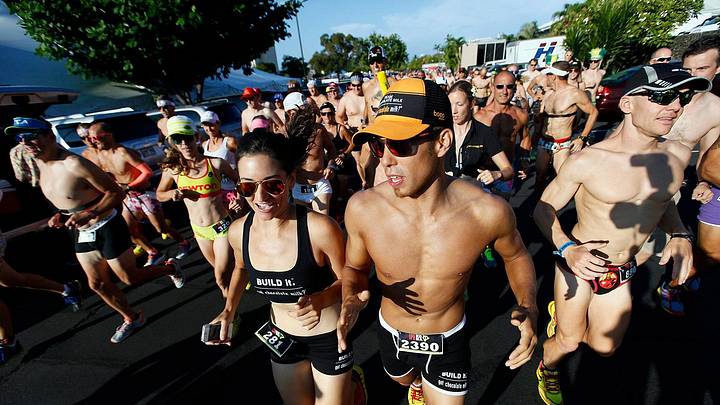 Apolo Ohno preps for the IRONMAN World Championship