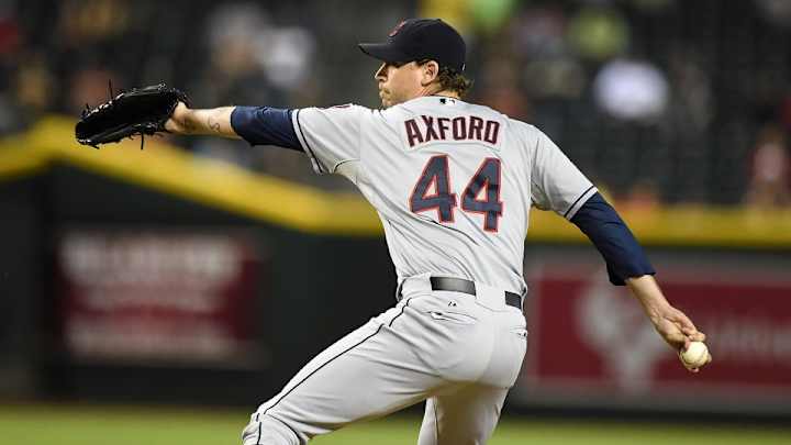 Pirates new reliever John Axford introduces himself to Pittsburgh fans in full pirate costume