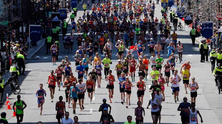 At the Boston Marathon finish line, a city heals by moving on