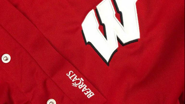 Wisconsin was sent warmups that had the wrong nickname on them