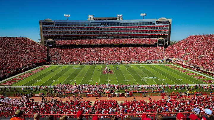 Nebraska fan injured by mirror which fell from press box