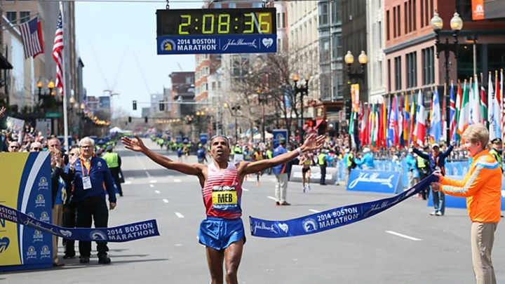 Scenes from the Boston Marathon