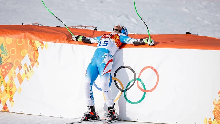 Striedinger leads men's super-combined training