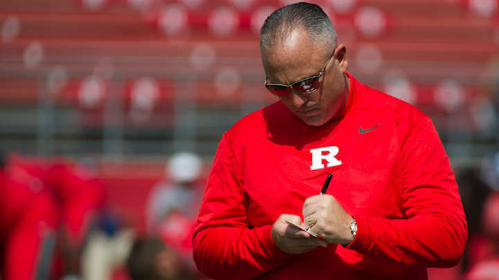 Rutgers coach Kyle Flood addresses team about Ebola Rutgers coach Kyle Flood addresses team about Ebola