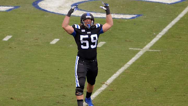 Duke All-ACC linebacker Kelby Brown to miss season with torn ACL