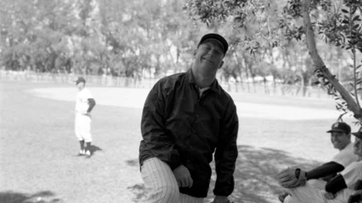 Mickey Mantle is Almost Assuredly Farting in This Unpublished Photo from 1961