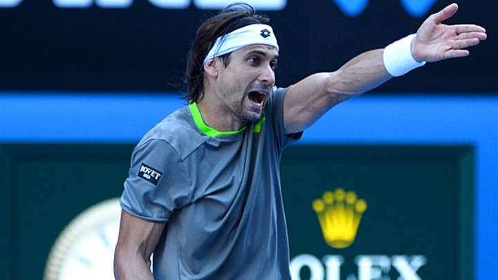 David Ferrer shoves line judge David Ferrer shoves line judge