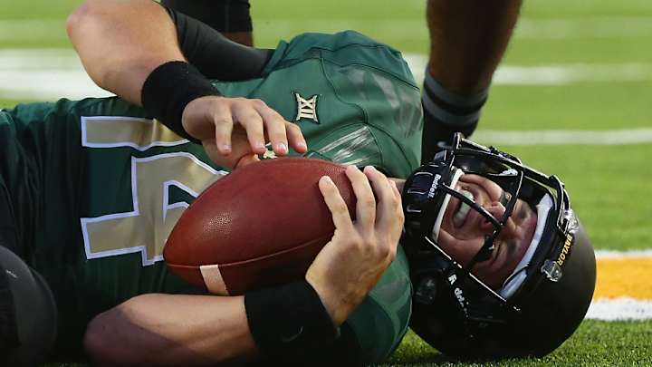 Baylor quarterback Bryce Petty hopes to play Saturday after back injury Baylor quarterback Bryce Petty hopes to play Saturday after back injury