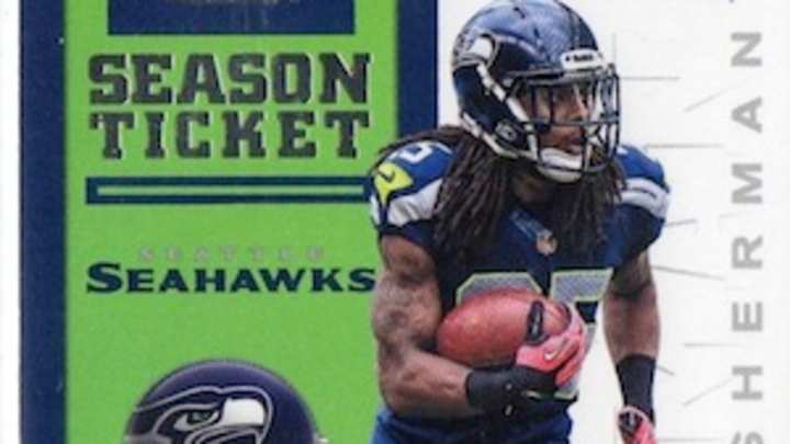 Richard Sherman Football Card Sells for $1,475 Right after his Erin Andrews Interview