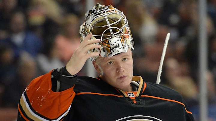 Ducks' Bruce Boudreau remains confident in goalie Frederik Andersen Ducks' Bruce Boudreau remains confident in goalie Frederik Andersen