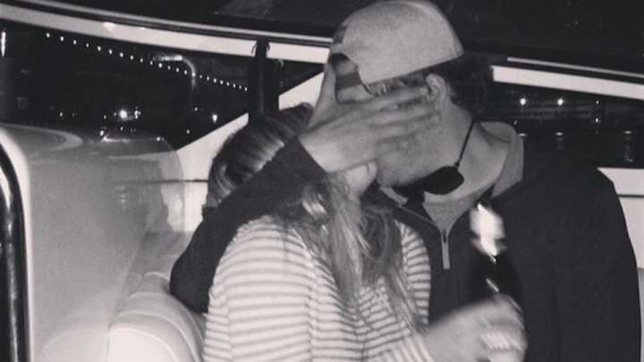 Matthew Stafford's fiancèe explains why he wears his hat backwards Matthew Stafford's fiancèe explains why he wears his hat backwards