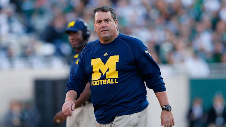 Michigan coach Brady Hoke hasn't discussed job status during season Michigan coach Brady Hoke hasn't discussed job status during season