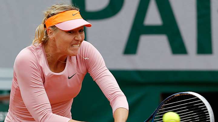 Sharapova easily drops Pervak in opening match at French Open