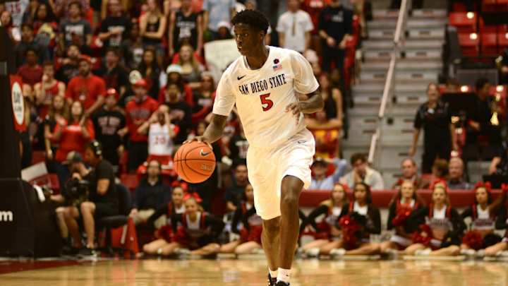 San Diego State F Dwayne Polee II collapses on court, taken to hospital San Diego State F Dwayne Polee II collapses on court, taken to hospital