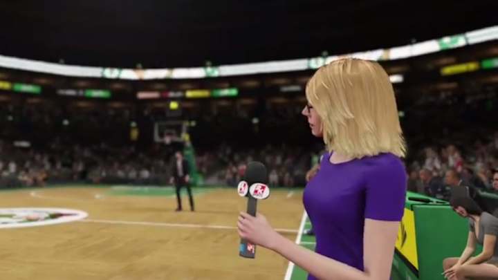 NBA 2K15 glitch gives Doris Burke super speed NBA 2K15 glitch gives Doris Burke super speed
