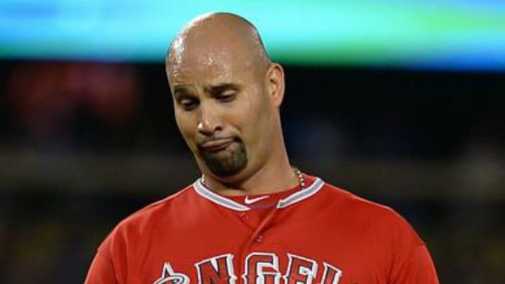 Try to figure out what Albert Pujols is doing in this GIF