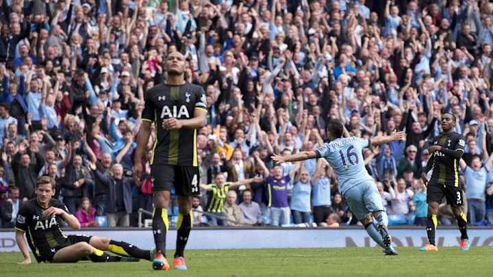Superb Sergio Agüero nets four goals in Man City win over Tottenham Superb Sergio Agüero nets four goals in Man City win over Tottenham