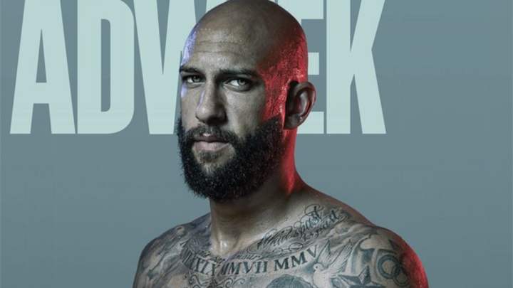 US national team goalie Tim Howard is on the cover of Adweek