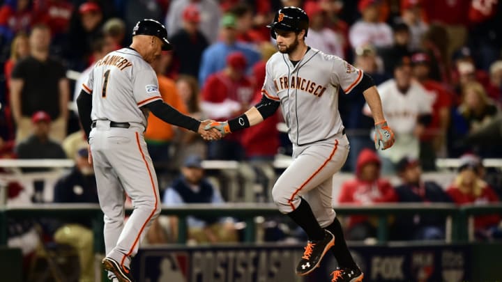 Belt's 18th-inning blast puts Giants in command after six intense hours