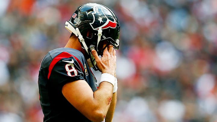 Report: Texans 'pushing to trade' QB Schaub; Browns, Raiders interested
