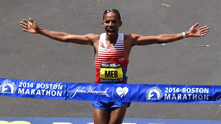 Meb Keflezighi wins emotional Boston Marathon one year after tragedy