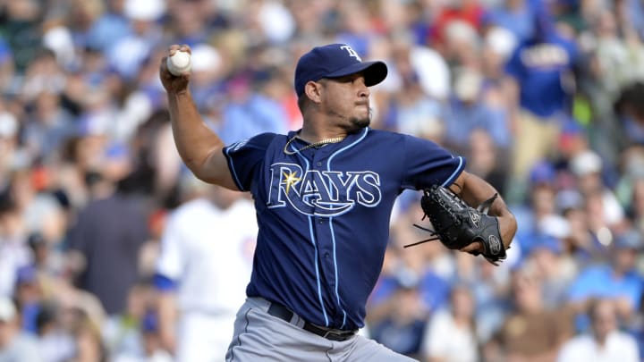 Dodgers acquire relief pitcher Joel Peralta from Rays