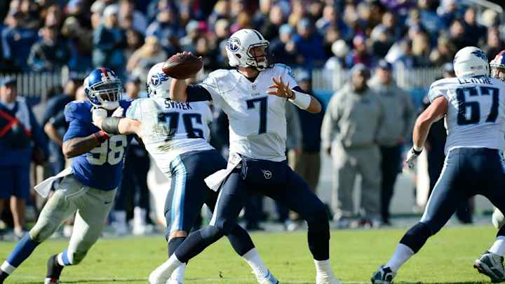Titans expect QB Zach Mettenberger (shoulder) to play Sunday vs. Giants