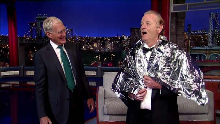 Bill Murray abandons 'Late Show' to keep up with his marathon training