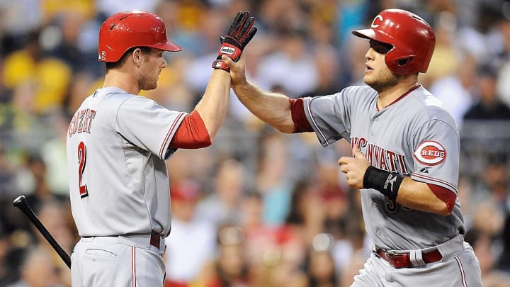 Eight straight hitters reach base as surging Reds rout Pirates Eight straight hitters reach base as surging Reds rout Pirates