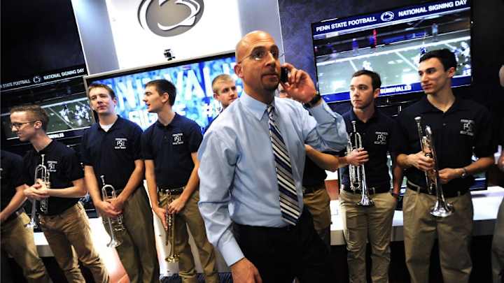 Sports radio show thinks Penn State's James Franklin is a prank caller Sports radio show thinks Penn State's James Franklin is a prank caller
