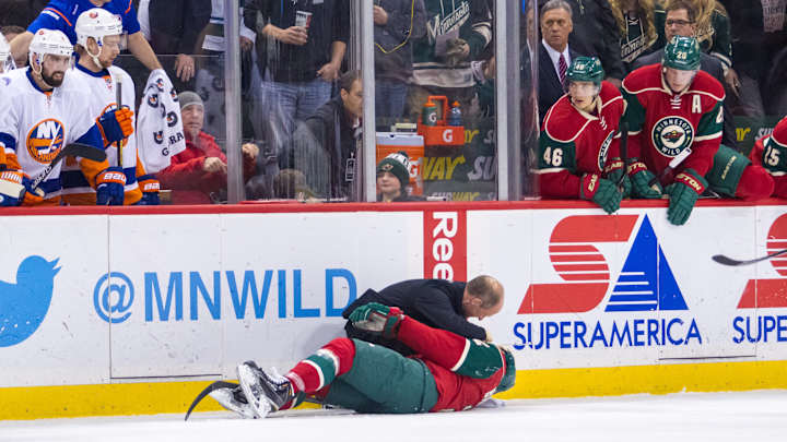 Wild's Keith Ballard released from hospital after hit Wild's Keith Ballard released from hospital after hit