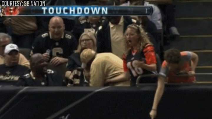 Ball-hawking Saints fan releases statement to 'Saints Nation'