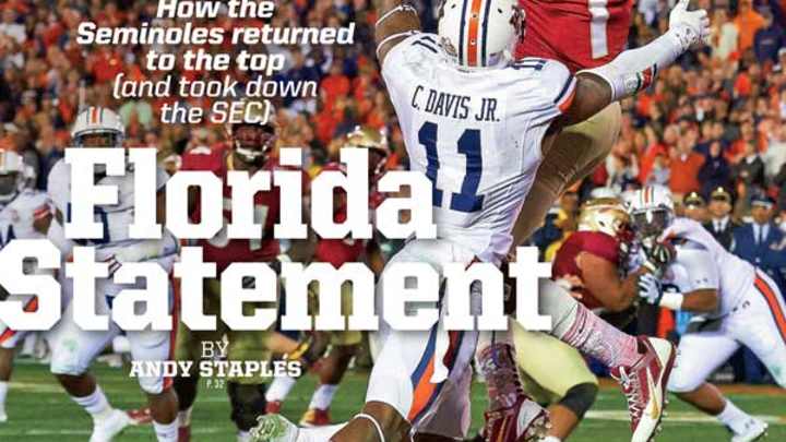 Kelvin Benjamin, BCS champion Florida State grace national cover of Sports Illustrated Kelvin Benjamin, BCS champion Florida State grace national cover of Sports Illustrated