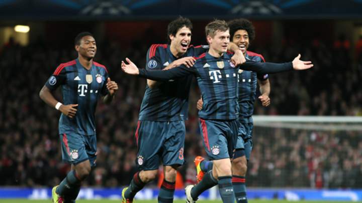 Watch: Stunning Kroos curler breaks Arsenal-Bayern Munich deadlock