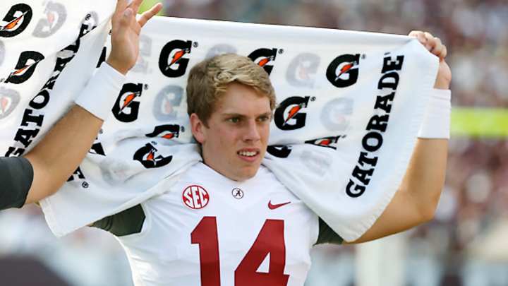 Alabama quarterback Luke Del Rio announces he's transferring on Twitter