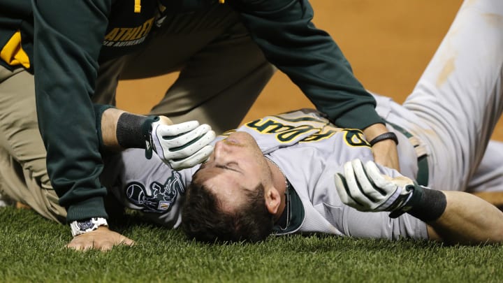 Report: Athletics OF Craig Gentry diagnosed with concussion Report: Athletics OF Craig Gentry diagnosed with concussion