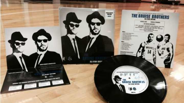 Timberwolves Unveil a Bruise Brothers Album for Kevin Love and Nikola Pekovic