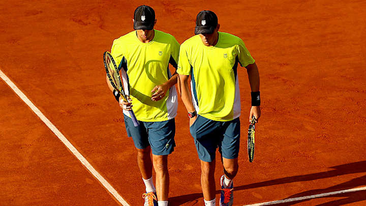 Defending champions Bob and Mike Bryan lose in French Open quarters