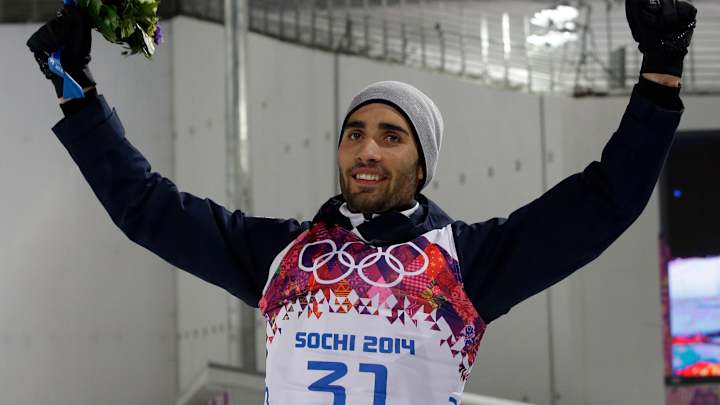 Fourcade wins 2nd biathlon gold of Sochi Olympics Fourcade wins 2nd biathlon gold of Sochi Olympics