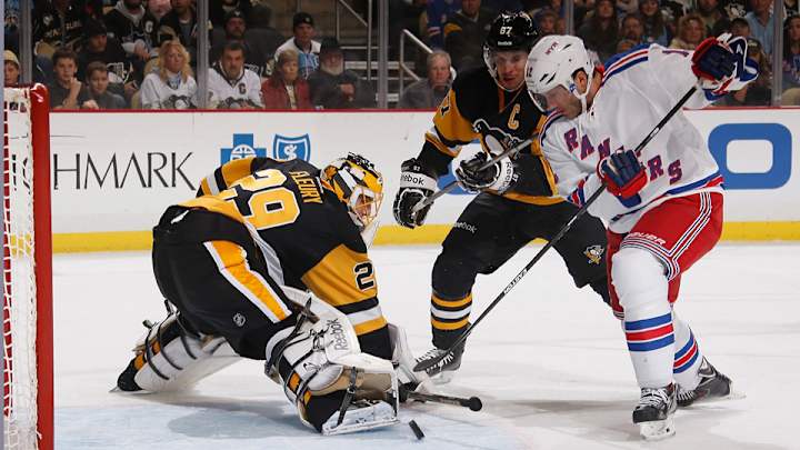 Penguins steal point from Rangers after reversed shootout goal Penguins steal point from Rangers after reversed shootout goal