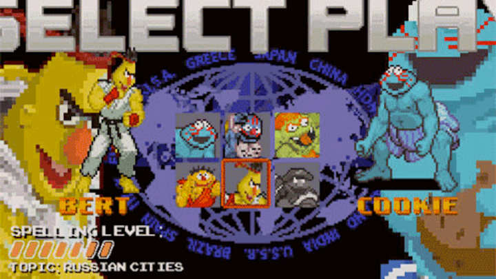 'Sesame Street' Meets 'Street Fighter' in 'Sesame Street Fighter' 'Sesame Street' Meets 'Street Fighter' in 'Sesame Street Fighter'