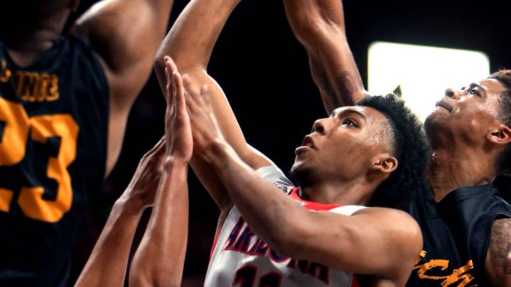 Trier scores 20, No. 8 Wildcats beat Long Beach State 85-70 Trier scores 20, No. 8 Wildcats beat Long Beach State 85-70
