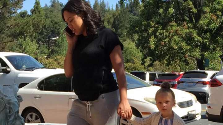 Joel Embiid ran into Riley Curry and snapped a paparazzi photo