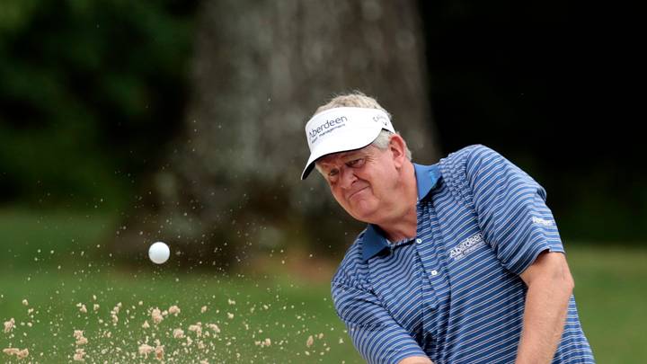 Colin Montgomerie shoots 70 to take Senior PGA lead