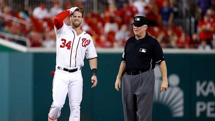 Harper, Rendon out of Nats lineup against Braves