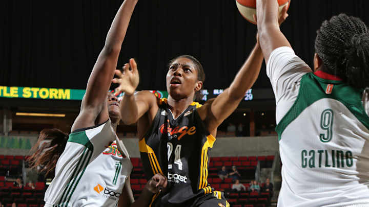 Sims leads Shock past Storm 85-67 for sixth-straight win