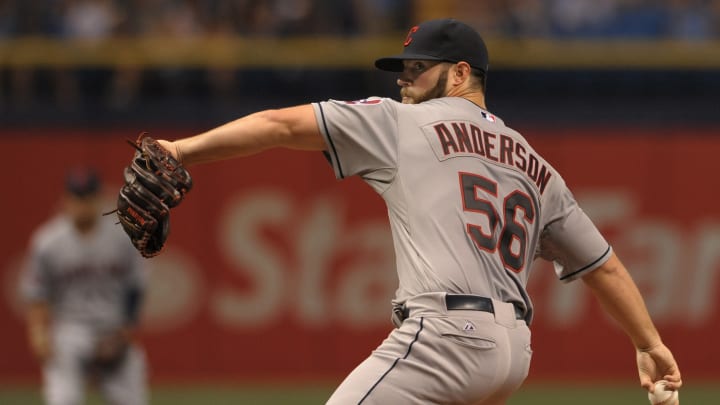 Indians' Cody Anderson has perfect game through 6 innings Indians' Cody Anderson has perfect game through 6 innings